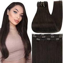 Load image into Gallery viewer, Real Human Hair Extension Clip Ins 120 Grams 7 Pcs Hair Extensions Wig Store
