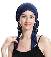 Load image into Gallery viewer, Pre Tied Head Scarf Headwrap Turban
