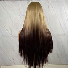 Load image into Gallery viewer, Brown Lace Front Wig with Blonde Highlights Wig Store 
