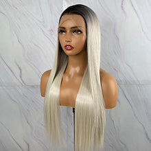 Load image into Gallery viewer, Brown Lace Front Wig with Blonde Highlights Wig Store 
