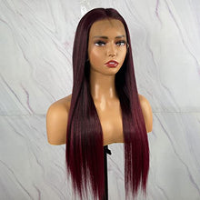 Load image into Gallery viewer, Brown Lace Front Wig with Blonde Highlights Wig Store 
