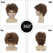 Load image into Gallery viewer, Synthetic Fiber Layered Mens Wig Wig Store
