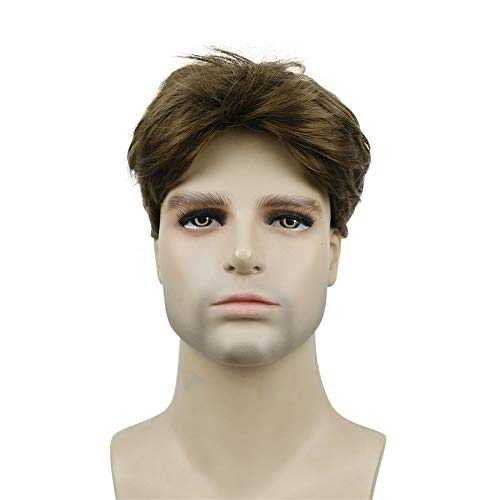 Short Straight Synthetic Mens Wig Wig Store