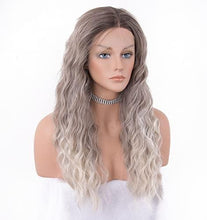 Load image into Gallery viewer, 12 inch Light Brown Loose Curly Lace Front Wig with Middle Part Wig Store
