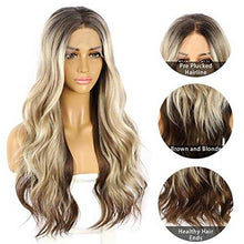 Load image into Gallery viewer, Synthetic Lace Front Wig Body Wavy Chunky Highlights Wig Store
