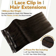 Load image into Gallery viewer, Real Human Hair Extension Clip Ins 120 Grams 7 Pcs Hair Extensions Wig Store
