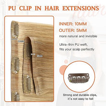 Load image into Gallery viewer, Silky Straight Clip in Remy Hair Extensions for Women
