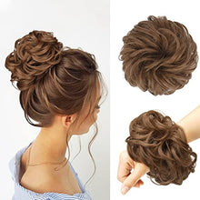 Load image into Gallery viewer, Curly Large Hair Bun Scrunchie Extension
