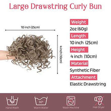 Load image into Gallery viewer, Curly Messy Hair Bun Hair Piece Elastic Drawstring Hair Bun Wig Store
