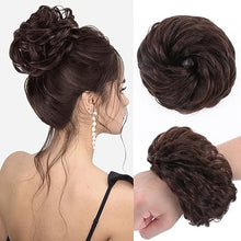 Load image into Gallery viewer, Synthetic Messy Bun Hair Piece for Women
