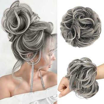 Curly Large Hair Bun Scrunchie Extension Wig Store