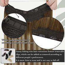 Load image into Gallery viewer, Human Hair Invisible Wire Hair Extensions Wig Store
