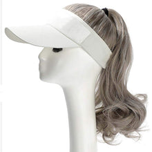 Load image into Gallery viewer, Curly Wig Hat with Hair Ponytail
