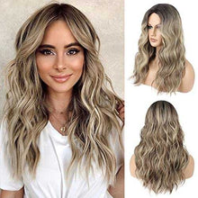 Load image into Gallery viewer, Heat Resistant Mixed Blonde Wig Long Wavy Wig Wig Store
