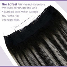 Load image into Gallery viewer, Halo Wire Hair Extensions Human Hair
