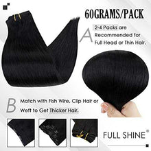 Load image into Gallery viewer, Real Human Hair Extension Clip Ins 120 Grams 7 Pcs Hair Extensions Wig Store
