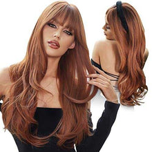 Load image into Gallery viewer, Long Straight Auburn Layered Wig Wigs Wig Store
