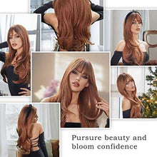 Load image into Gallery viewer, Long Straight Auburn Layered Wig Wigs Wig Store
