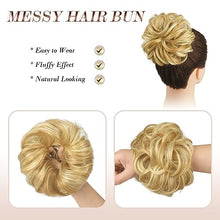 Load image into Gallery viewer, Curly Large Hair Bun Scrunchie Extension
