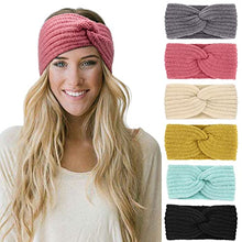 Load image into Gallery viewer, Crochet Ear Warmer Knit Headband - 6pcs
