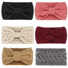 Load image into Gallery viewer, Crochet Ear Warmer Knit Headband - 6pcs
