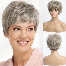 Load image into Gallery viewer, Layered Short Flip Style Blended Human Hair Wig for Women
