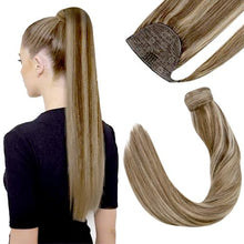 Load image into Gallery viewer, Soft Human Hair Ponytail Extension
