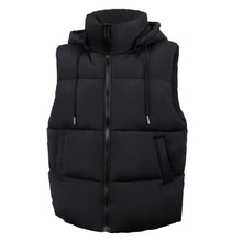 Load image into Gallery viewer, Women&#39;S Puffer Vest With Pockets &amp; Removable Hood
