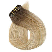 Load image into Gallery viewer, Real Human Hair Extension Clip Ins 120 Grams 7 Pcs Hair Extensions Wig Store
