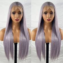 Load image into Gallery viewer, Brown Lace Front Wig with Blonde Highlights Wig Store 
