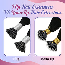 Load image into Gallery viewer, I-tips Hair Extensions Human Hair pre bonded
