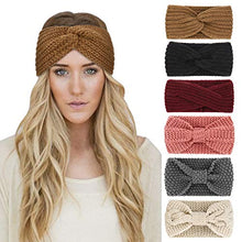 Load image into Gallery viewer, Crochet Ear Warmer Knit Headband - 6pcs
