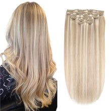 Load image into Gallery viewer, Silky Straight Clip in Remy Hair Extensions for Women
