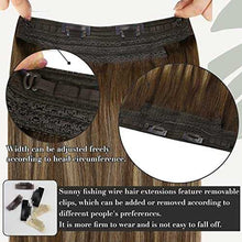 Load image into Gallery viewer, Human Hair Invisible Wire Hair Extensions Wig Store
