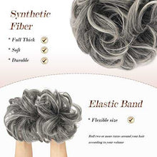 Load image into Gallery viewer, Curly Large Hair Bun Scrunchie Extension Wig Store
