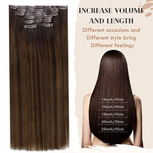 Load image into Gallery viewer, Ombre Human Hair Clip in Hair Extensions
