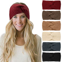 Load image into Gallery viewer, Crochet Ear Warmer Knit Headband - 6pcs
