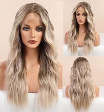 Load image into Gallery viewer, 12 inch Light Brown Loose Curly Lace Front Wig with Middle Part Wig Store

