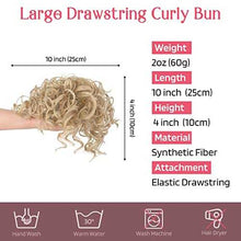 Load image into Gallery viewer, Curly Messy Hair Bun Hair Piece Elastic Drawstring Hair Bun Wig Store
