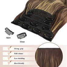 Load image into Gallery viewer, Synthetic Clip in Hair Extensions 4PCS Long Wavy 20 inches clip in hair extensions Wig Store
