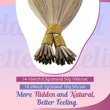 Load image into Gallery viewer, I-tips Hair Extensions Human Hair pre bonded
