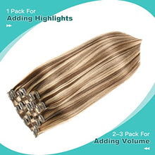 Load image into Gallery viewer, Double Weft Clip in Hair Extensions Human Hair
