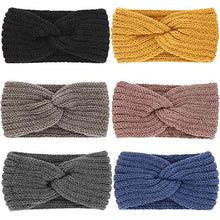 Load image into Gallery viewer, Crochet Ear Warmer Knit Headband - 6pcs
