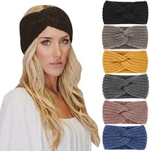 Load image into Gallery viewer, Crochet Ear Warmer Knit Headband - 6pcs
