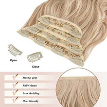 Load image into Gallery viewer, Synthetic Clip in Hair Extensions 4PCS Long Wavy 20 inches clip in hair extensions Wig Store
