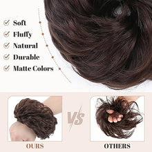 Load image into Gallery viewer, Synthetic Messy Bun Hair Piece for Women
