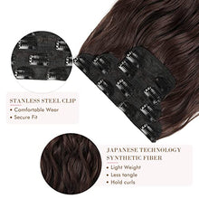 Load image into Gallery viewer, Synthetic 4PCS Clip in Hair Extensions
