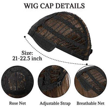 Load image into Gallery viewer, Medium Brown Bob Wig with Bangs Synthetic Wig Wig Store
