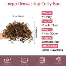 Load image into Gallery viewer, Curly Messy Hair Bun Hair Piece Elastic Drawstring Hair Bun Wig Store
