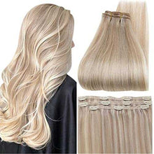 Load image into Gallery viewer, Real Human Hair Extension Clip Ins 120 Grams 7 Pcs Hair Extensions Wig Store
